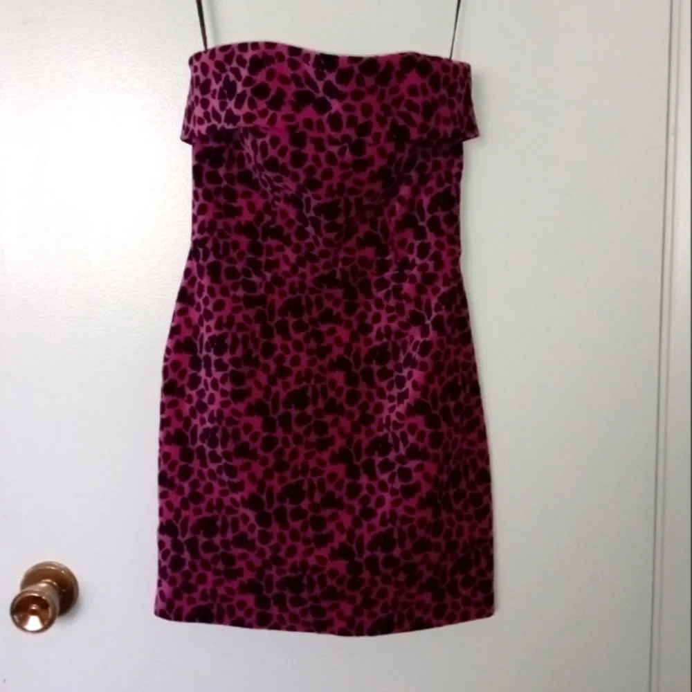 Strapless mini dress - Picture 1 of 5
